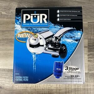 PUR MINERAL CLEAR FM9400 WATER FILTRATION PURIFIER FAUCET SYSTEM MOUNT & FILTER